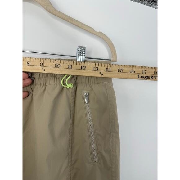 Athleta Cascade Cargo Pants Beige Tan Nylon Joggers Utility Hiking Size S - Picture 7 of 12